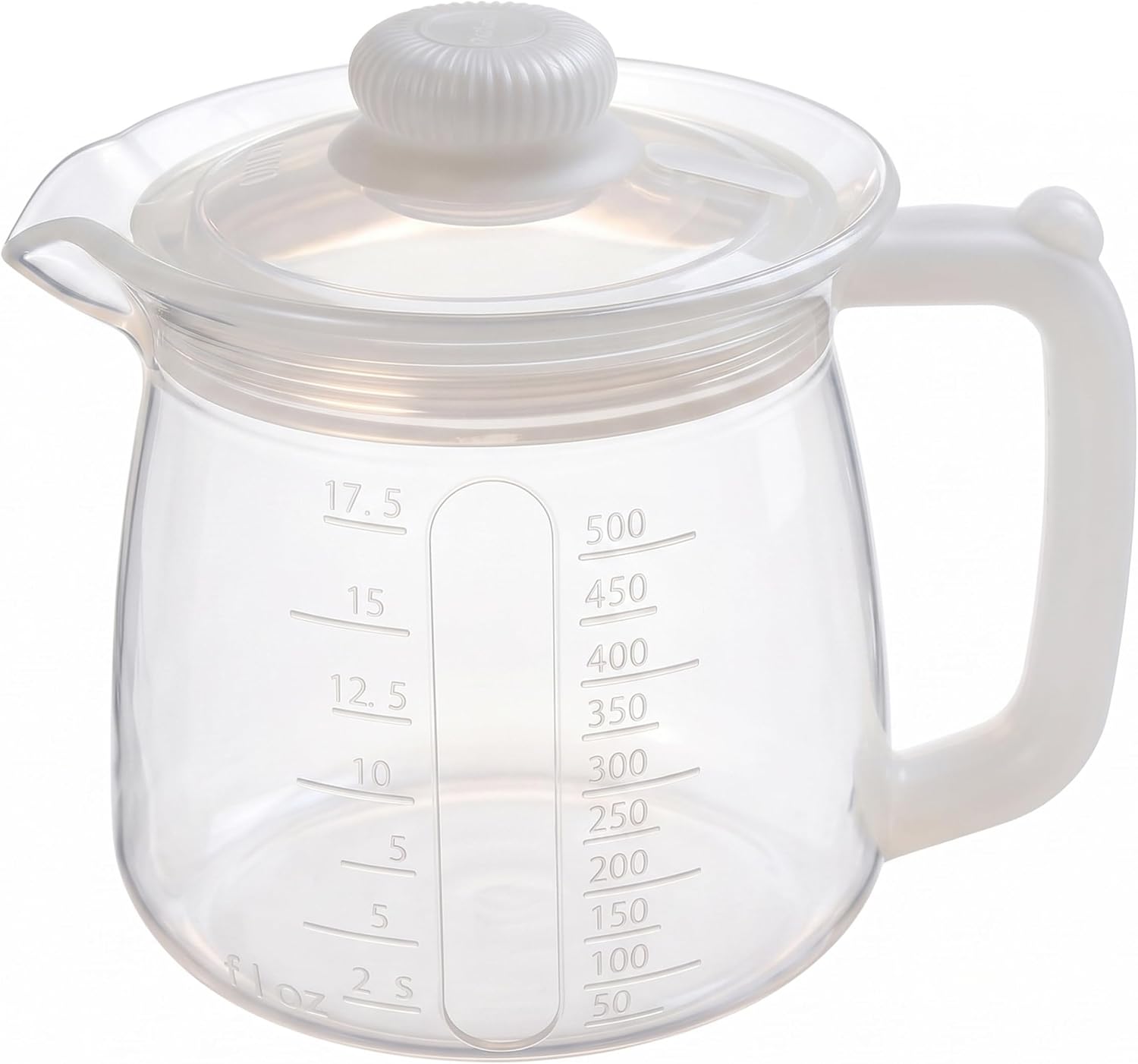 Shatterproof Food-Grade Silicone Clear Milk Jug 500ml