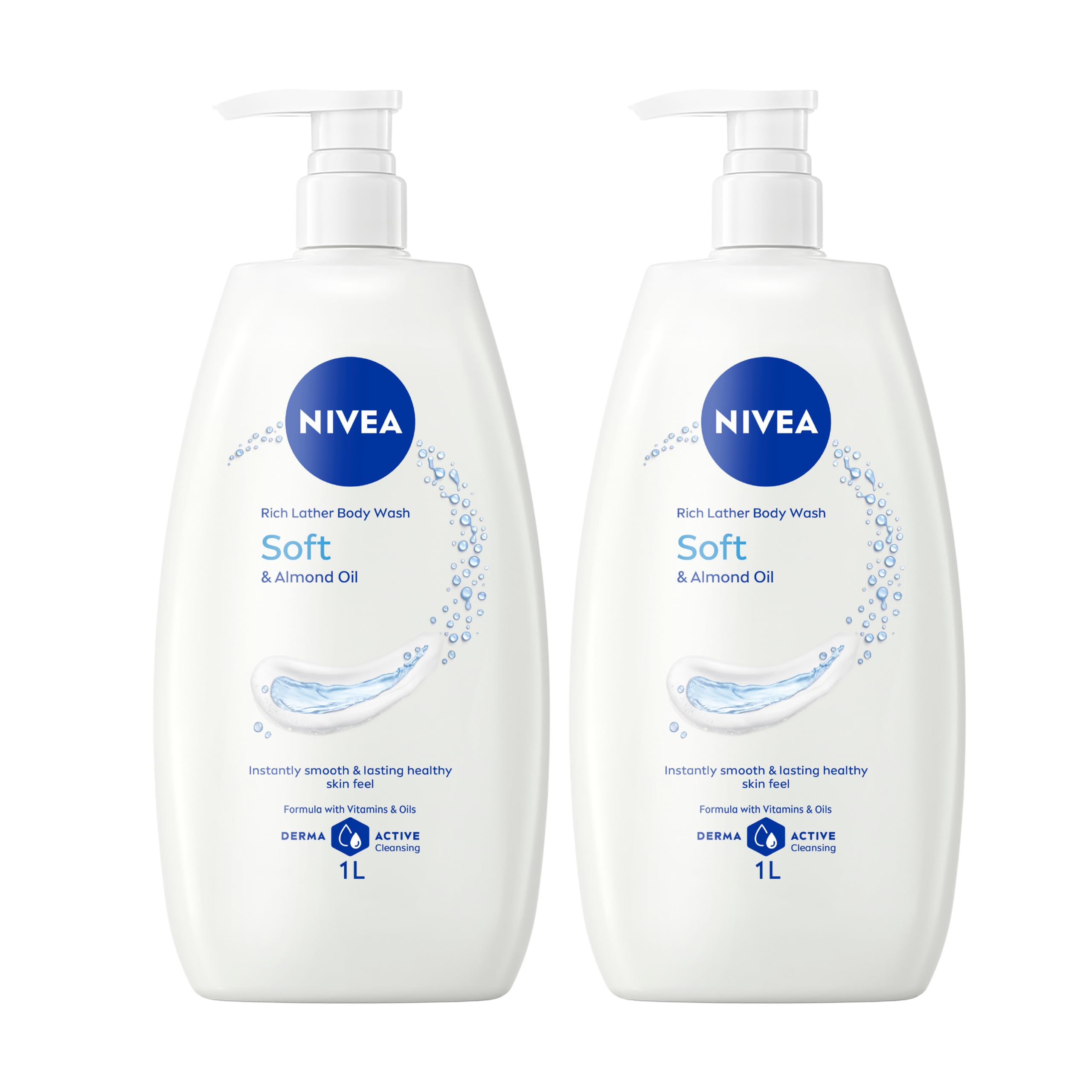 NIVEA Rich Lather Soft Body Wash 1L