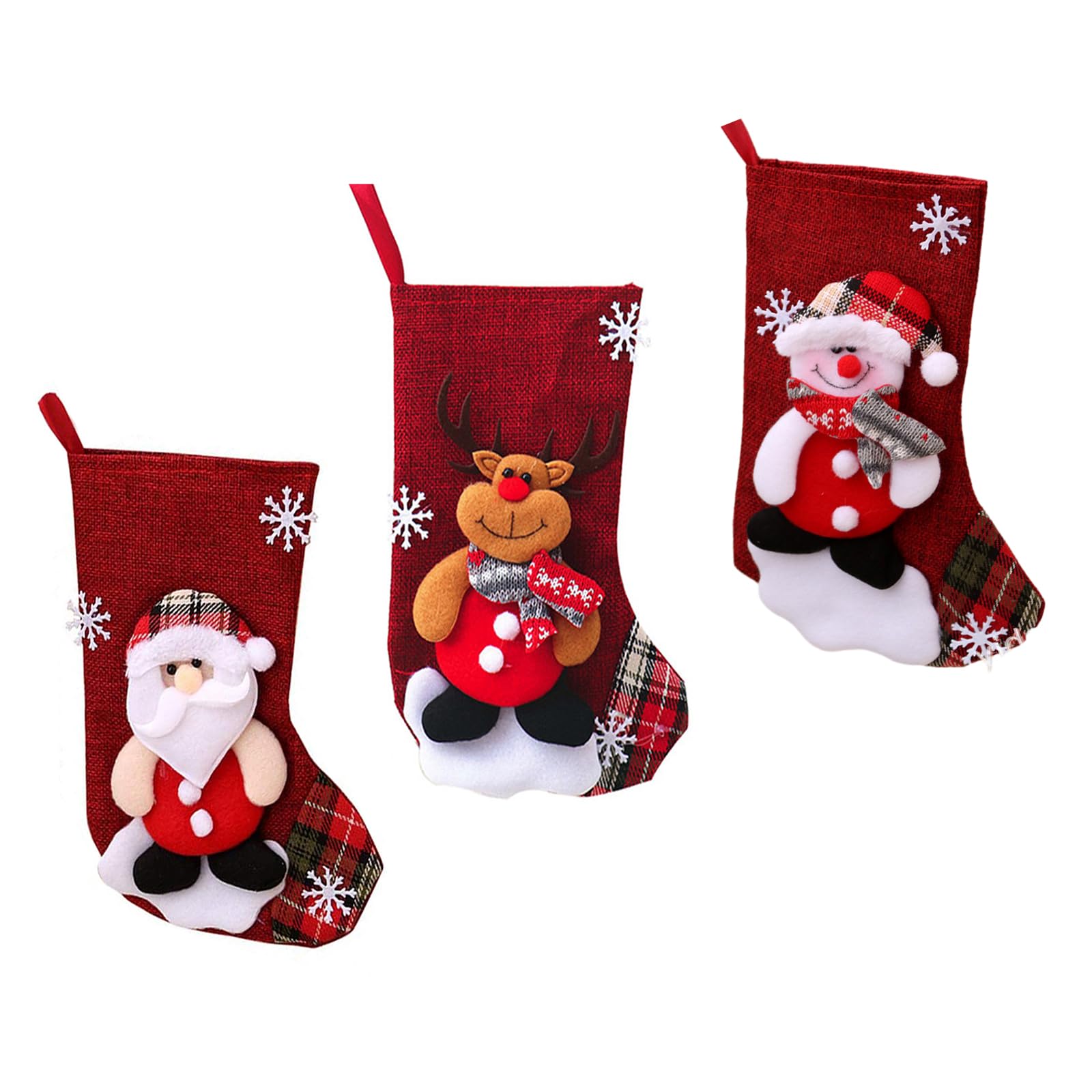 Chaussette De Noël Personnalisée Géante (46 Cm) - Bas De Cheminée à Suspendre - Idéale Pour Décorer Et Offrir