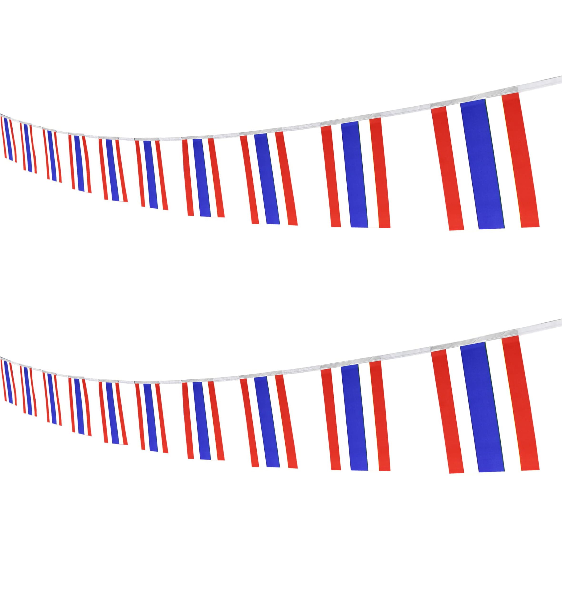 Thailand Thai String Banner Flag,16 ft 20 Mini Flags String, 5.5 x 8.2 Inch String Flag Banner, Indoor and Outdoor Party Decorations.