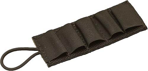 Miniatura 7 de Esstac 5 tarjetas de transporte redondas de escopeta para calibre 12 con respaldo de gancho y bucle