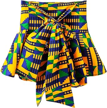 Women African Print Dashiki Tradition Waist Belts One Size