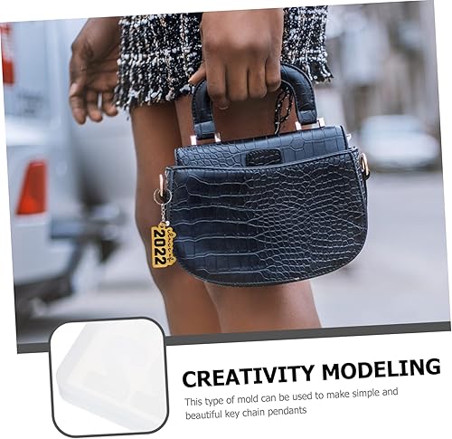 Miniatura 6 de 10 Pcs Graduation Season Keychain Diy Hanging Ornament Chocolate Candy Molds Silicone Molde De Para Chocolate Handmade Craft Mold White Key Chain