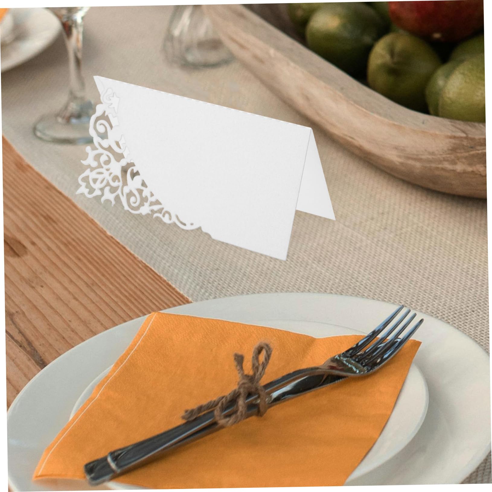 LALAFINA 300stücke Platzkarten Mit - Kreative Tischkarten Für Feierlichkeiten Namenskarten Für Hochzeiten Partys Und Veranstaltungen