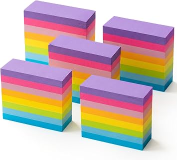 40 Pack Small Sticky Notes,100 Pads/Pack Sticky Tabs,4000 Sheets Index Tabs Repositionable,Mini Self-Stick Note Pads,8 Bright Colors Page Flags Mini Post for Office,School,Home,Meeting,Back to School