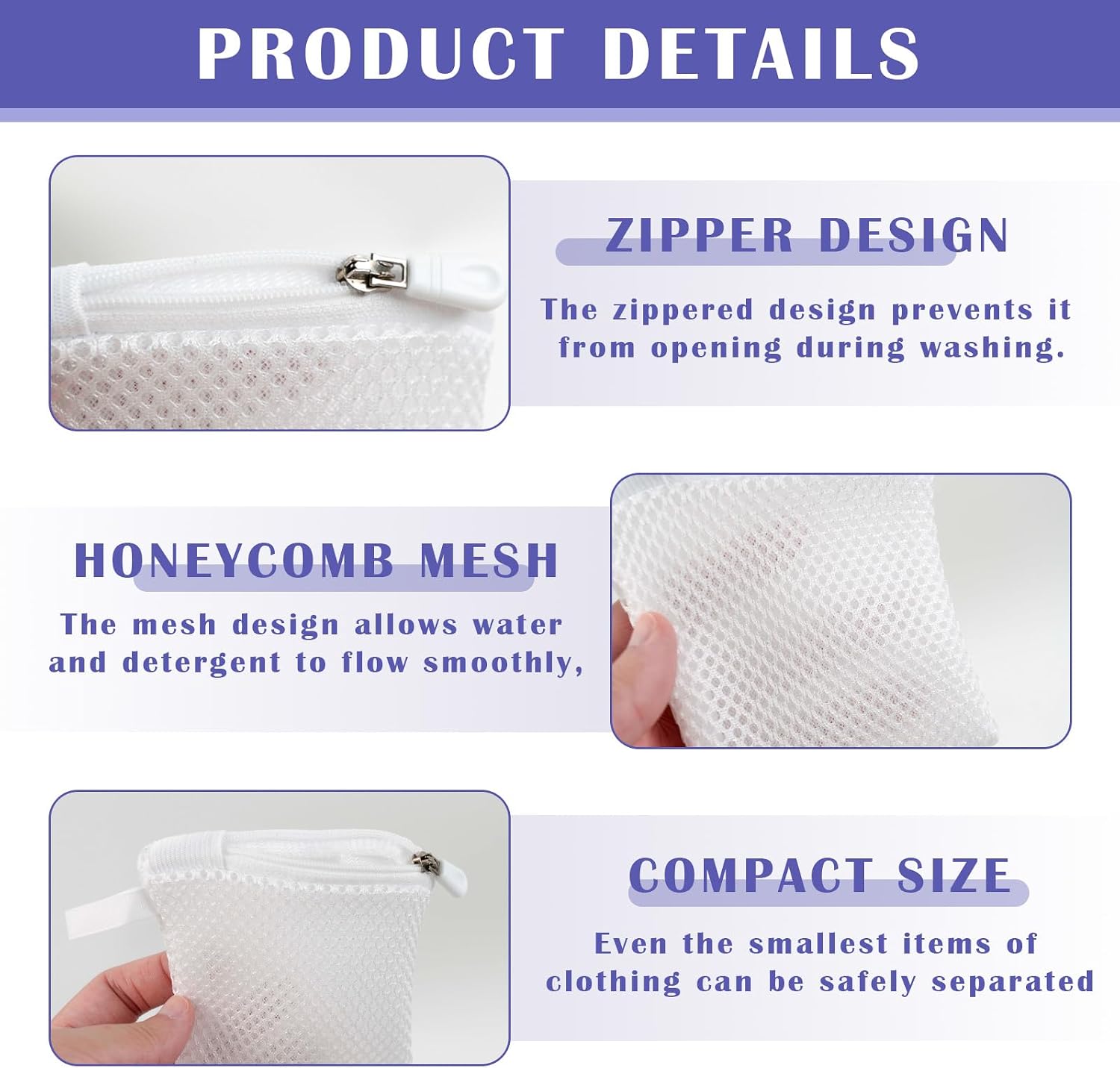 10PCS Small Mesh Laundry Bags, Delicate Laundry Bag