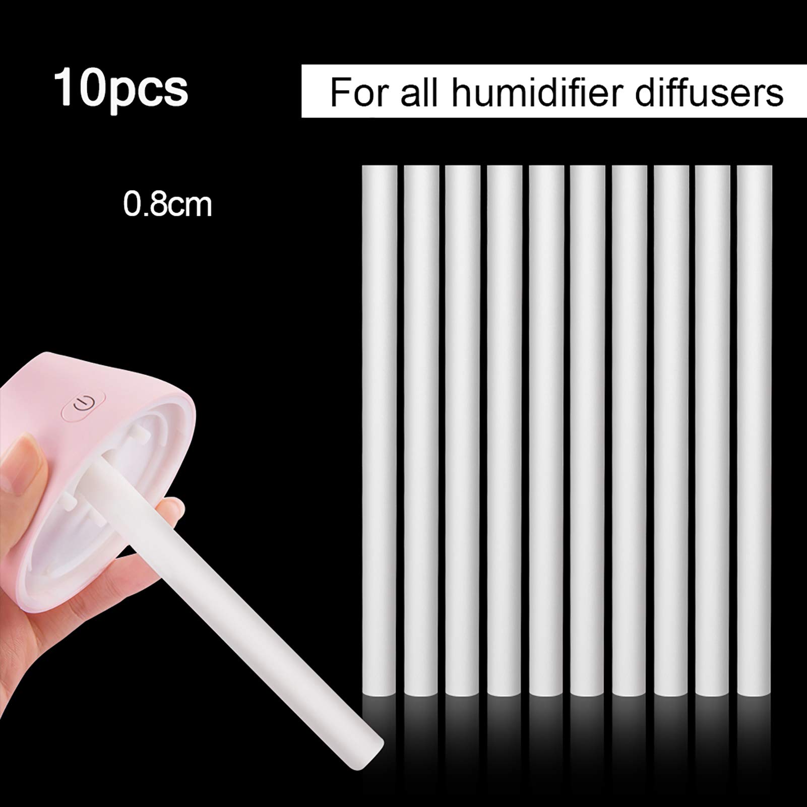 48 Stoppini Di Cotone Per Umidificatore - 8x120mm, Ricambi Per Filtri - Foto 11