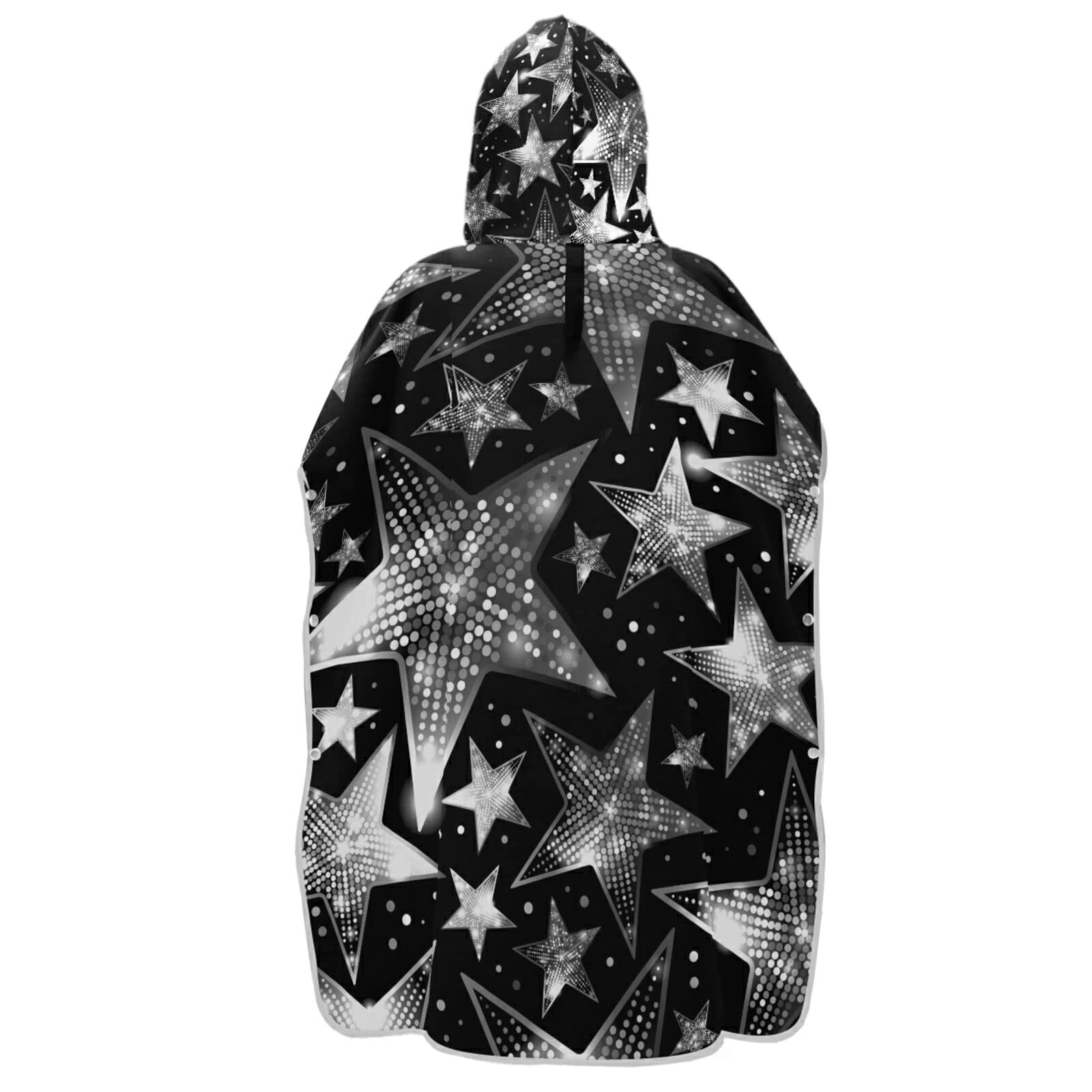 Poncho de surf noir avec capuche et poche, séchage rapide, en microfibre pour bain, plage, extérieur