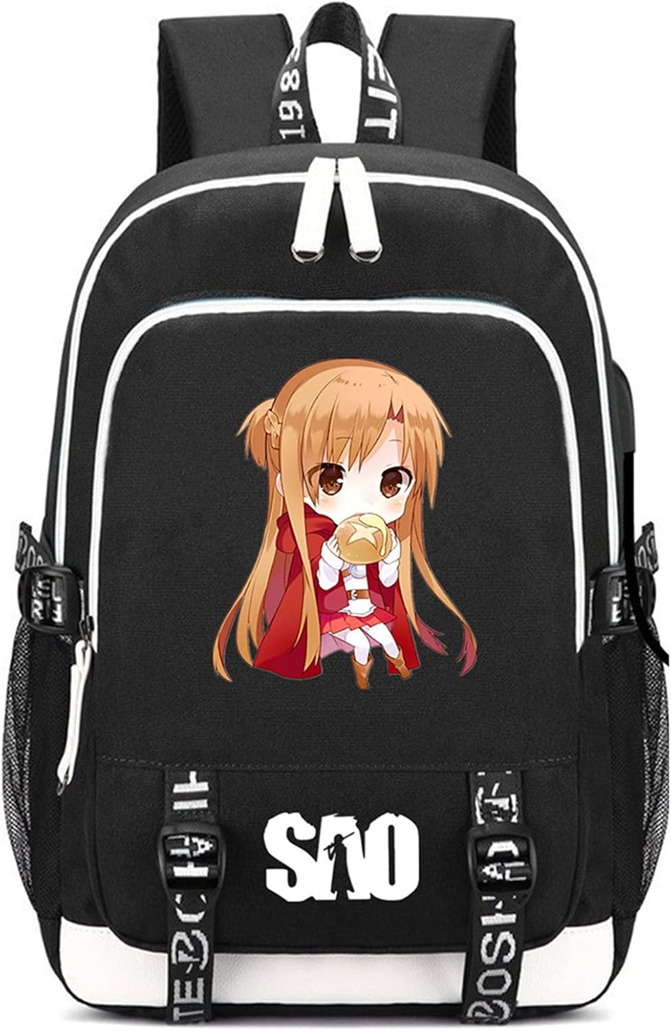 ISaikoy Anime Sword Art Online Cosplay Backpack Bookbag Daypack School Bag Shoulder Bag