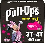 Pull-Ups Girls' Night-Time Potty Training Pants, Size 4T-5T Overnight Training Underwear (38-50 lbs), 52 Ct