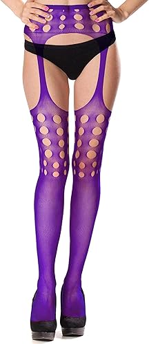 Miniatura 5 de Skylety 6 Pairs Women Suspender Pantyhose Stockings Tights Stretchy High Stockings for Dress up Favors