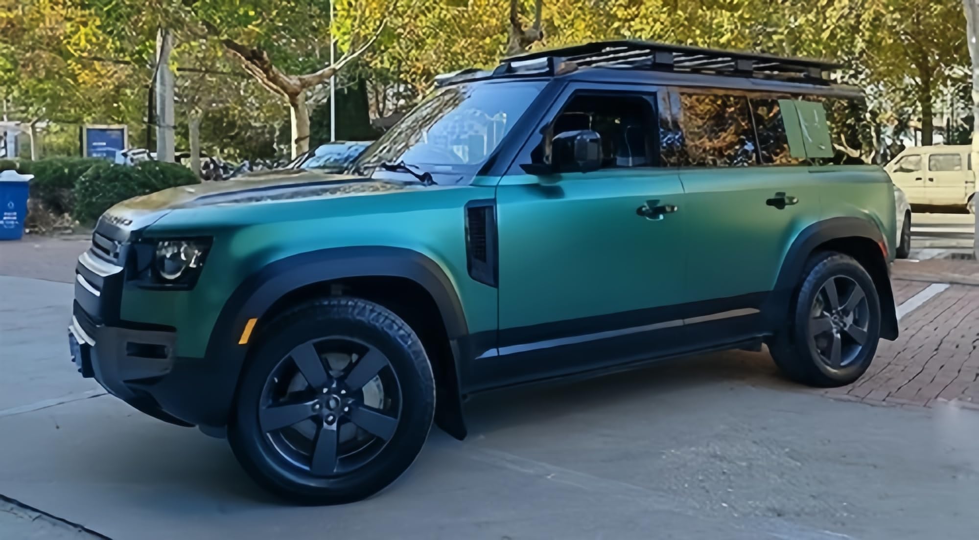 Przedłużony łuk koła, wykończenie brwi, 6 szt., ze światłami LED, pasuje do Land Rover Defender 110 L851 2020-2026