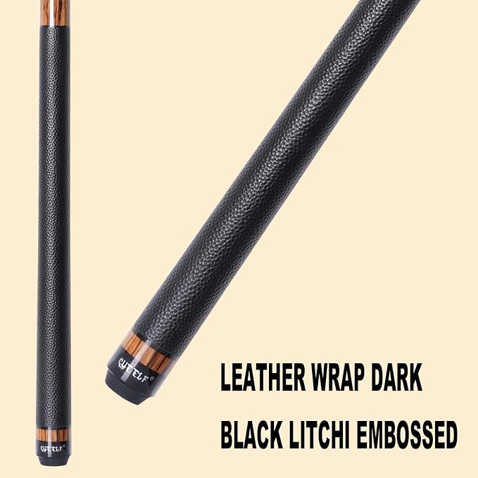 Taco de billar Heavy Hitter 3 piezas Zebrawood 23 oz miniatura 5