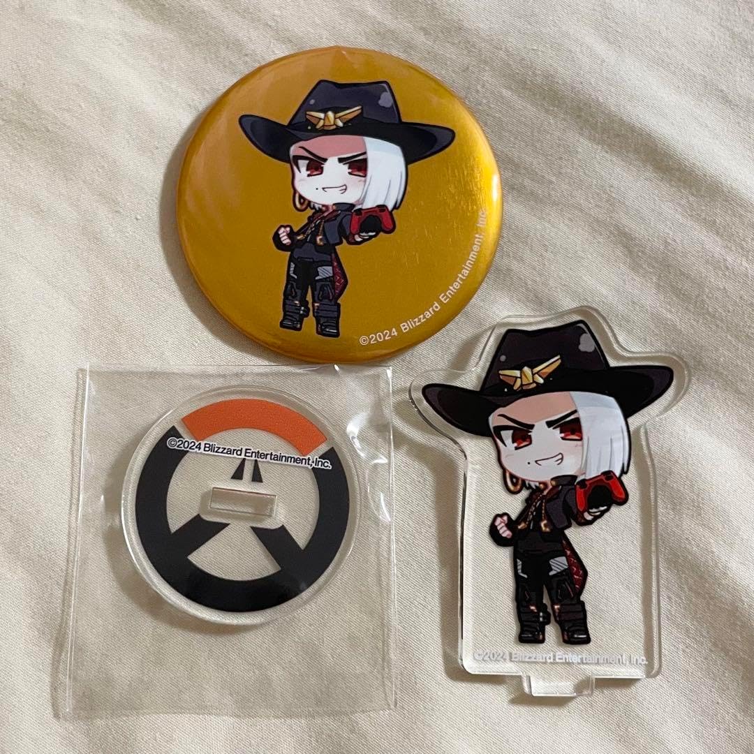 オーバーウォッチ red 東京タワー アッシュ アクスタ メタリック缶