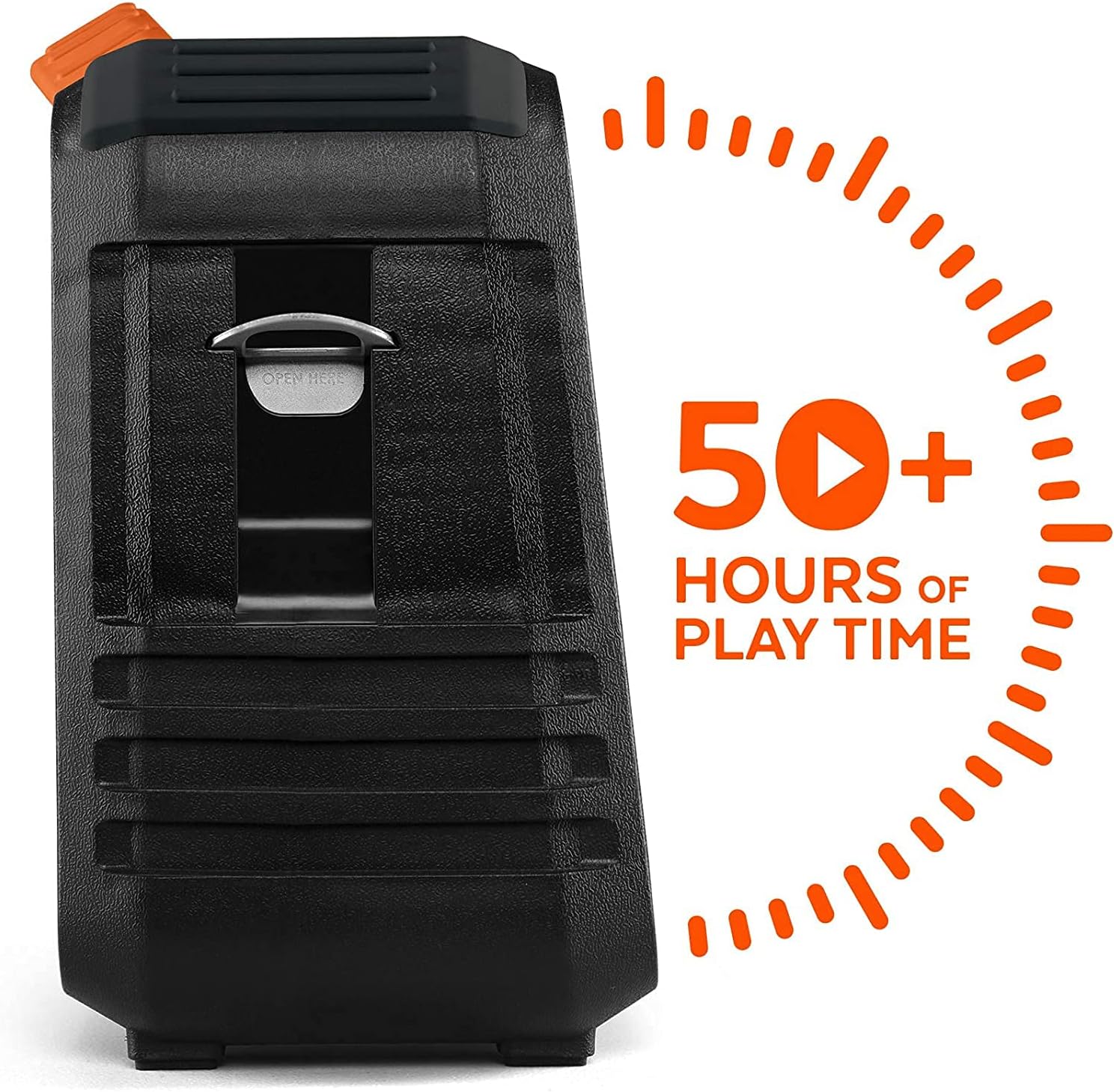 One-Day Sale: Up to 80% Off ECOXGEAR EcoXplorer GDI-EXPLR100 Rugged Waterproof Floating Portable Bluetooth AM/FM Wireless 50 Watt Speaker with Carry Strap (Orange)