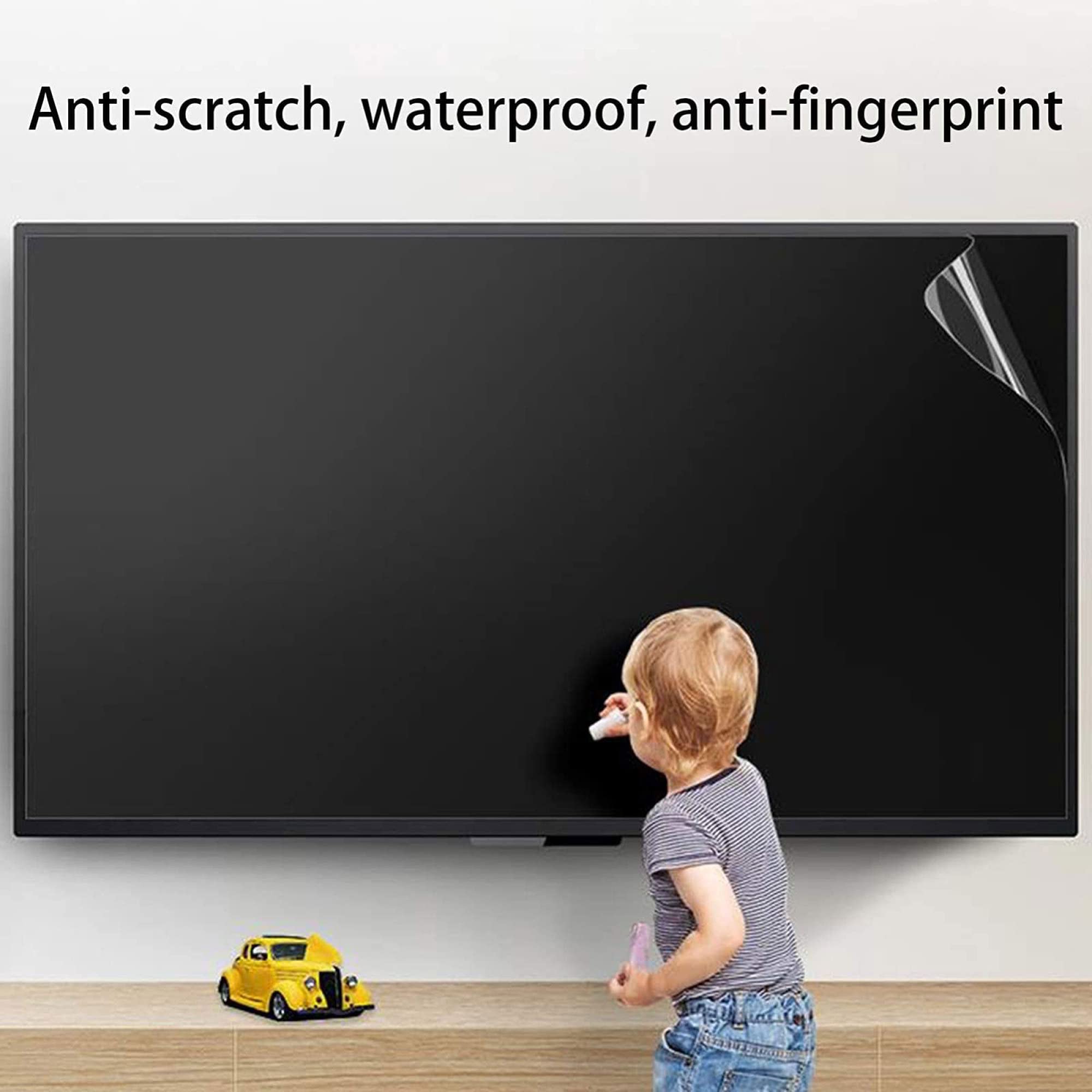 Protectores De Pantalla De TV 32-75 Pulgadas Película De Protección De Ojos Contra La Luz Azul, Película De Filtro Antideslumbrante Para Pantallas Curvas, Alivia La Tensión Ocular / 34in 815x345mm