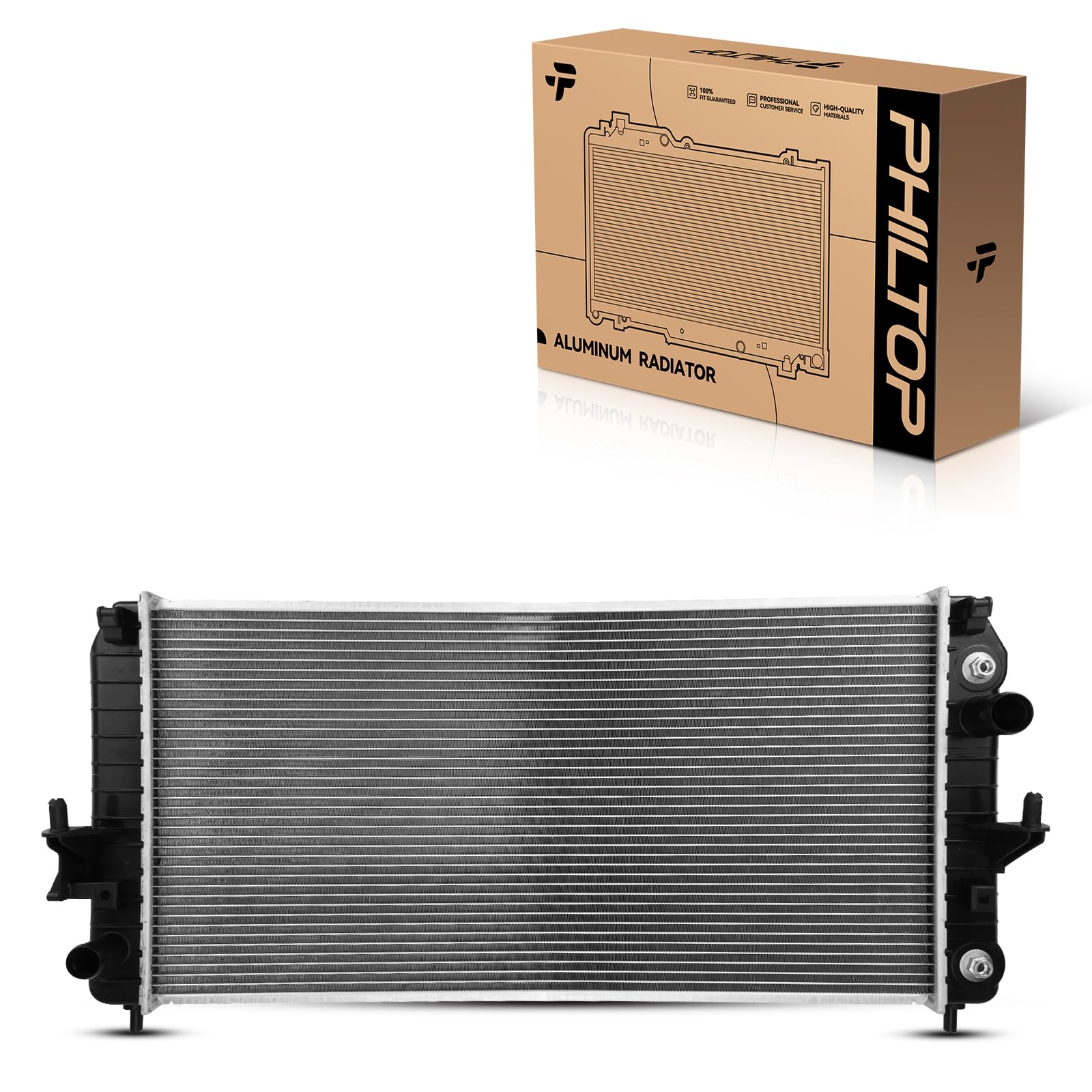 PHILTOP CU2853 Vehicle Radiators for 2006-2011 DTS, 2006-2011 Lucerne 4.6L
