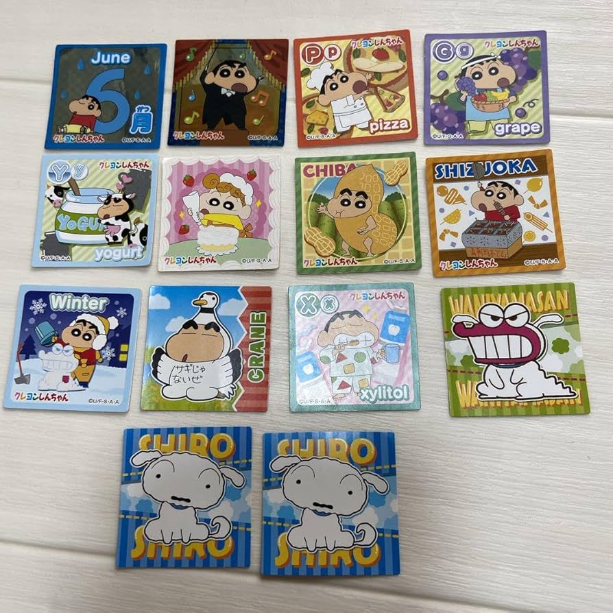 クレヨンしんちゃん　でかチョコビ　シール　ステッカー シネマコレクション cinemacollection クレヨンしんちゃん