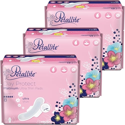 Day Protect Platinum - Ultra-Thin Pads (3 Packets X 8 pads)