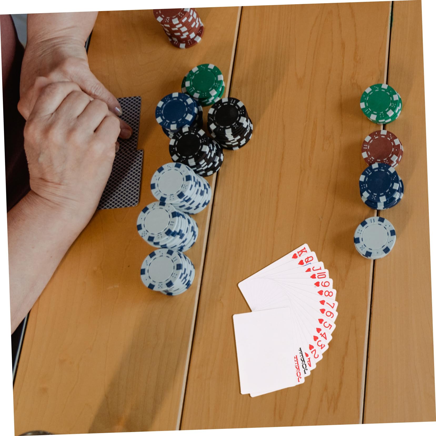 ifundom 5sätze Blank Pokerkarten Für Kreative Spiele Unbedruckte Spielkarten Aus Sicherem Papier Für Familienunterhaltung Partyspiele Und Individuelle Designs