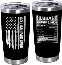 TEEZWONDER Gifts for Husband Men Him, 20 oz Stainless Steel Tumbler