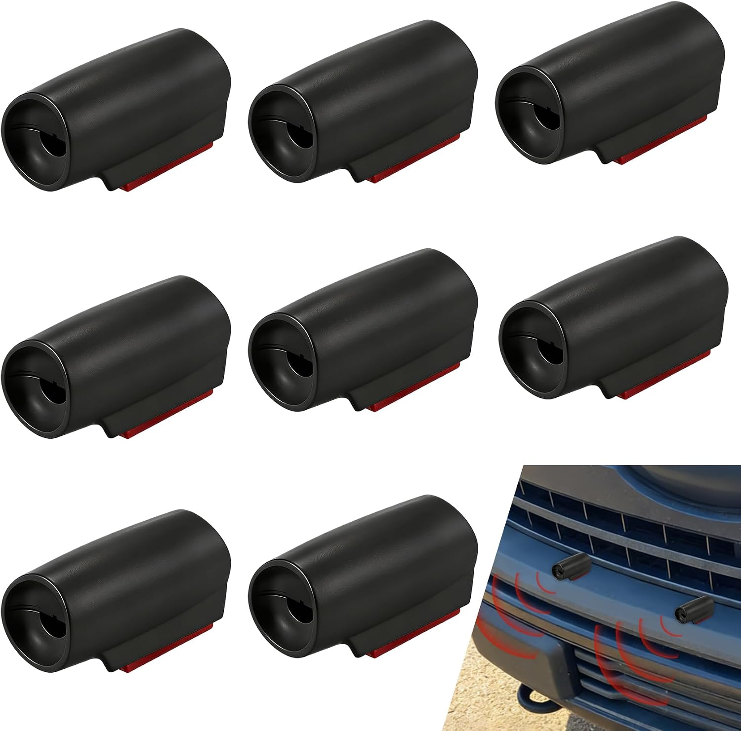 8PCS Deer Whistles for Vehicles, ABS Deer Horn for Car, Car Deer Whistle Warning, Universal Exterior Warning Accessories for Cars Trucks Motorcycles