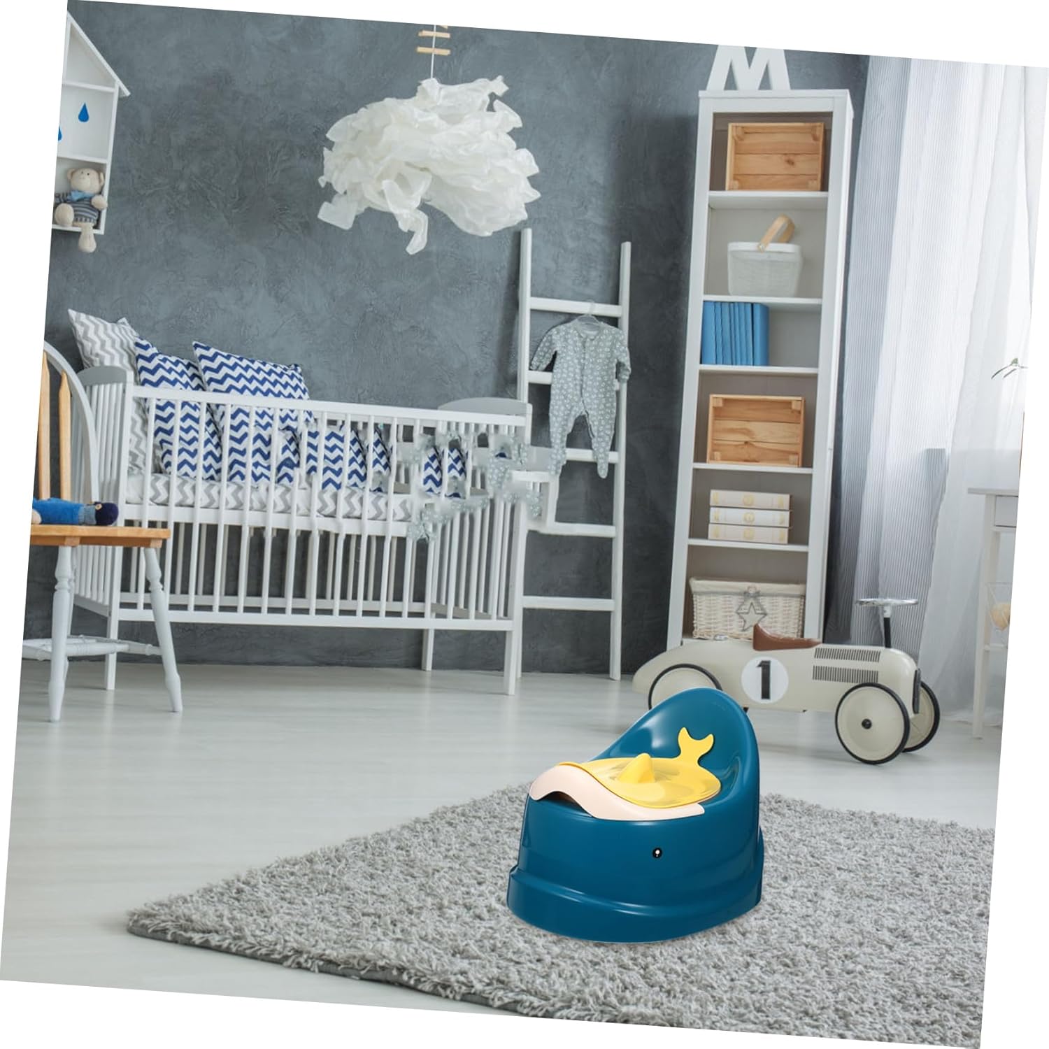 Portable Potty Training Toilet for Boys and Lightweight Travel Potty with Compact Design Safety Material Reusable Indoor Outdoor Toilet Seat