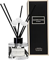 Vista 19 de CULTURE & NATURE - Set de difusor de varillas de 6.7 onzas líquidas (200ml) - Difusor con varillas perfumado a vainilla - Fragancia para el hogar