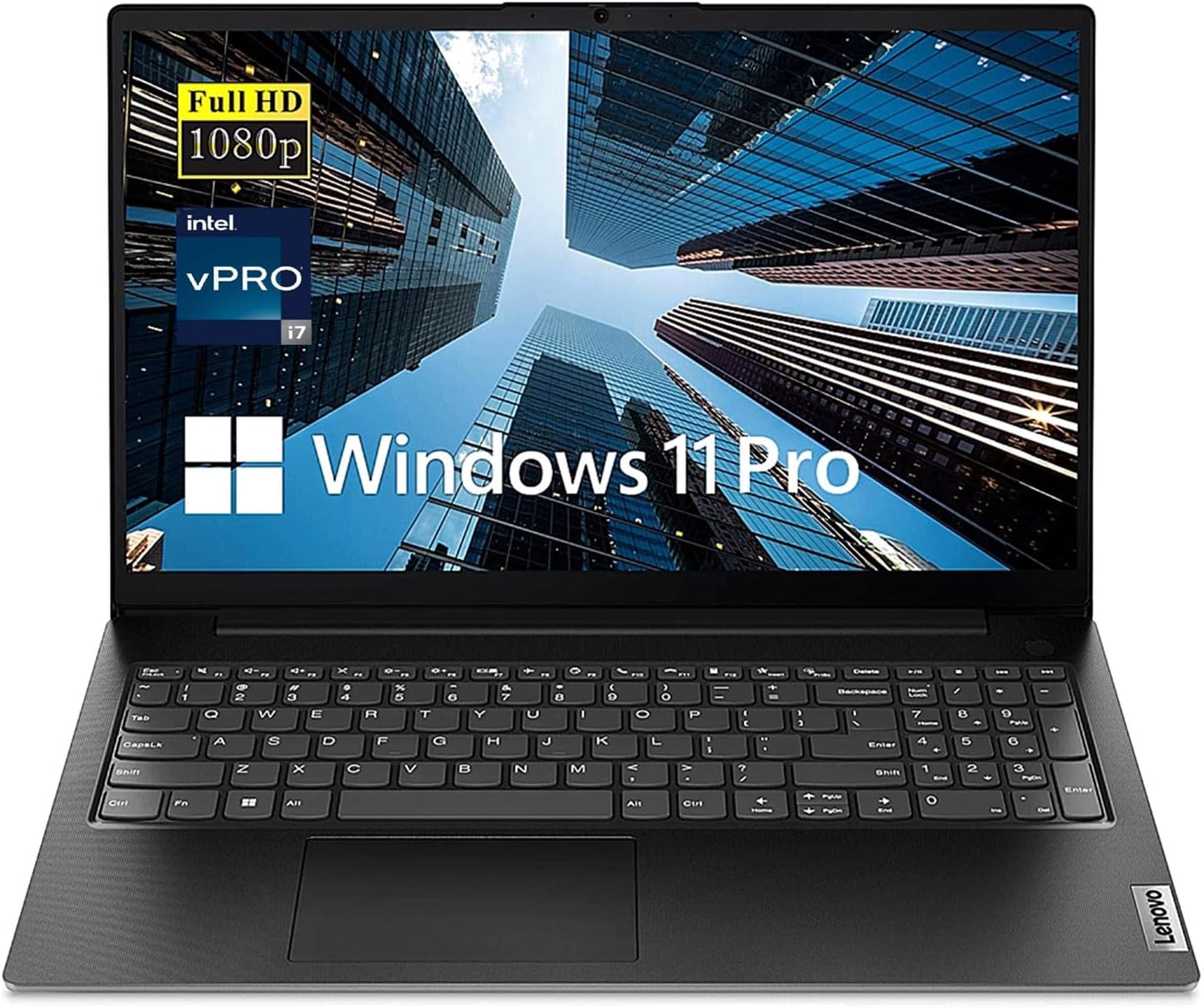 Lenovo V15 Gen 4 Business Laptop, 15.6" FHD Screen, 13th Gen Intel 10 Cores i7-1355U up to 5.0GHz, 16GB RAM, 1TB PCIe SSD, HD Camera with Privacy Shutter, Wi-Fi, HDMI, Windows 11 Pro, Black