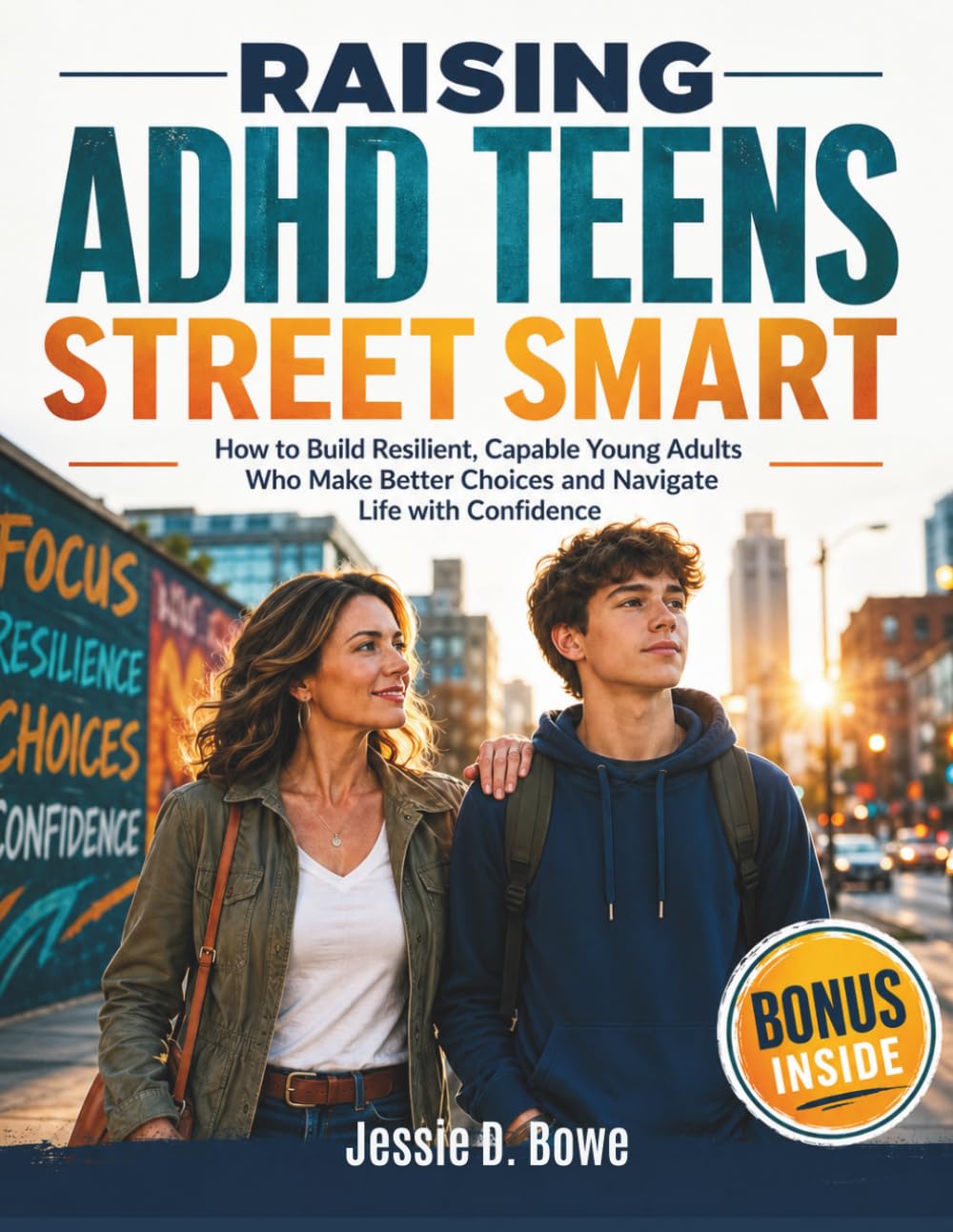 RAISING ADHD TEENS STREET SMART: How to Build Resilient, Capable Young Adults Who Make Better Choices and Navigate Life with Confidence