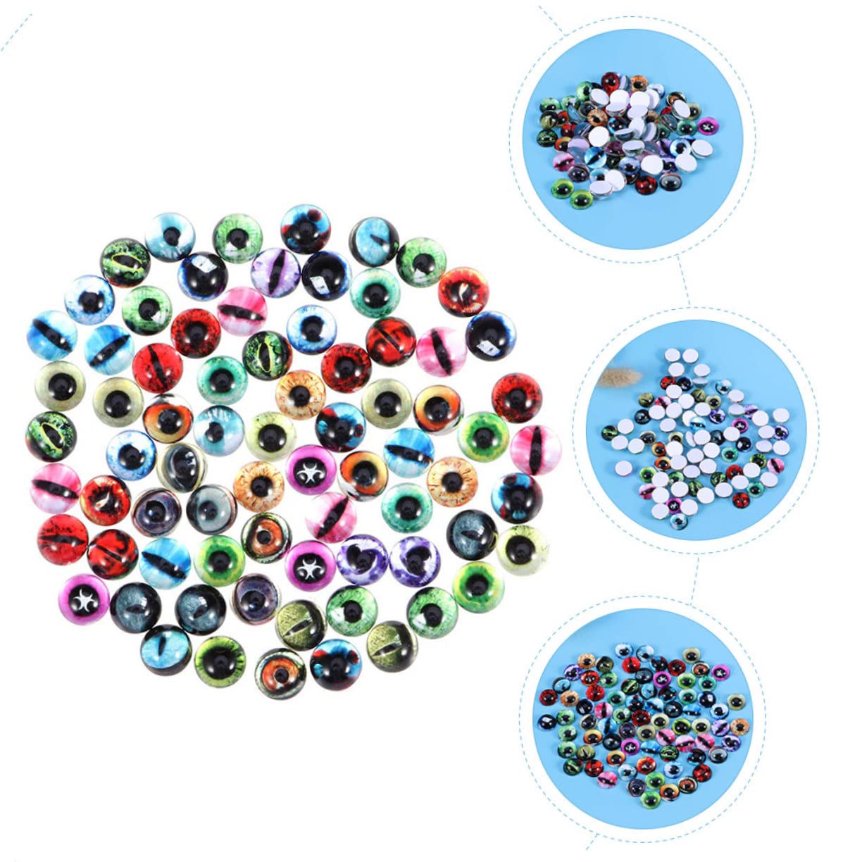 DOITOOL 3 Set Perline Perline Decorative Per Fai Da Te Resistente All Usura Per Creazioni Artigianali E Accessori Per 100 Pezzi * 3