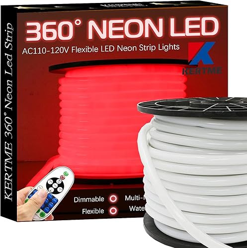 luz LED de neón de 360 grados