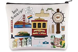 San Francisco Travel Cosmetic Bag Gift San Francisco Souvenir Travel Makeup Zipper Pouch Bag