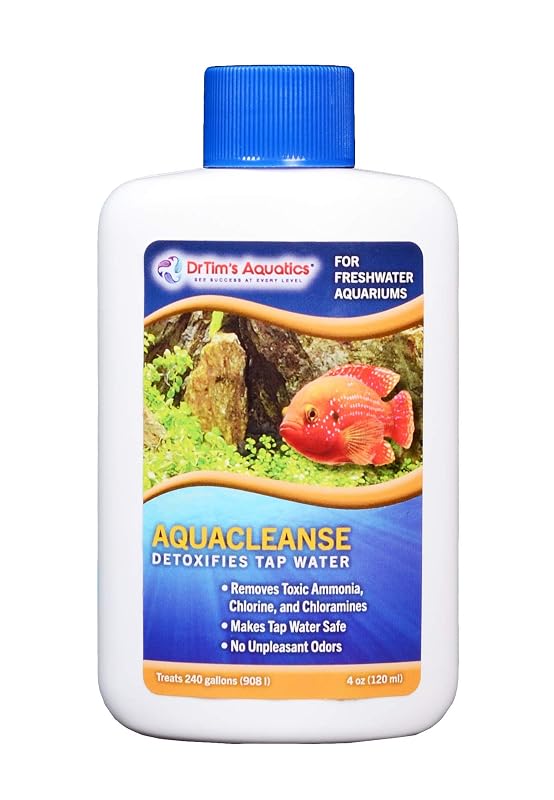 Tratamento de água para aquário DrTim's Aquatics Freshwater AquaCleanse para água de torneira – 908 L
