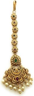 Sasitrends Mattee Gold Plated Temple Maang Tikka Price In India