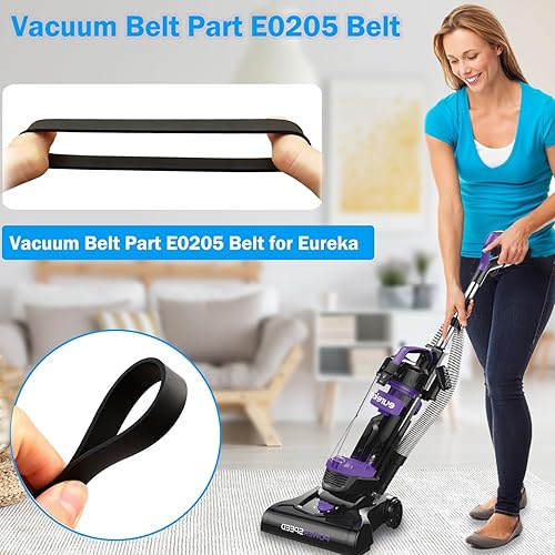 Miniatura 6 de Correa de vacío para Eureka Power Speed Vacuum Part E0205 Correa para correas limpiadoras de repuesto Eureka Modelos compatibles: NEU180, NEU180B,