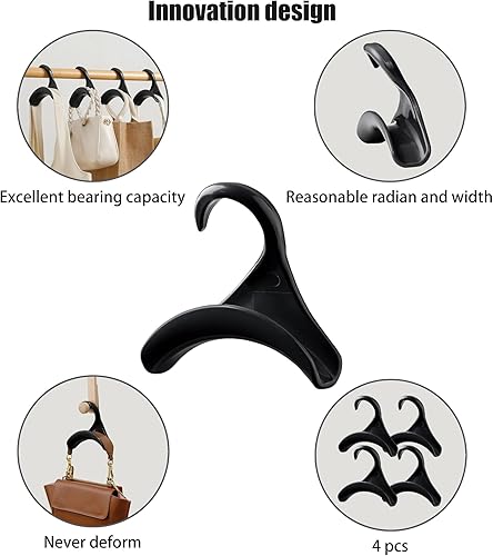 Miniatura 3 de Gancho multifuncional para colgar en el armario, bolso de plástico, bolsa de hombro, mochila, sombrero, corbata, bufanda, ropa interior, brasier,