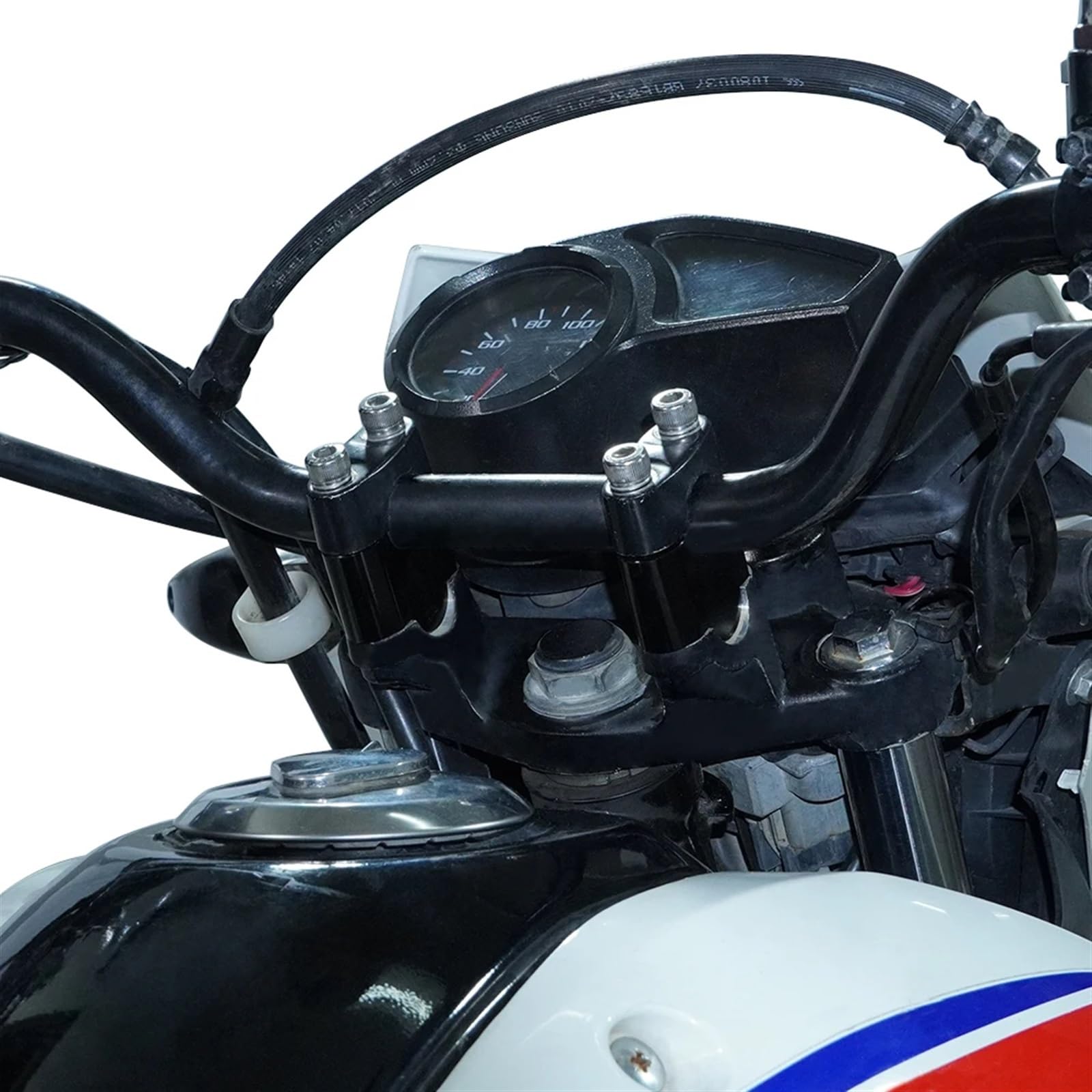 Rehausseur Guidon Moto pour BMW R1200R 2011-2014 S1000R 2014-2022 F800R F800GT F800GS G650X 28mm 1 1/8 "Risers Guidon Moto Rehausse Guidon Moto(Silver 20mm)