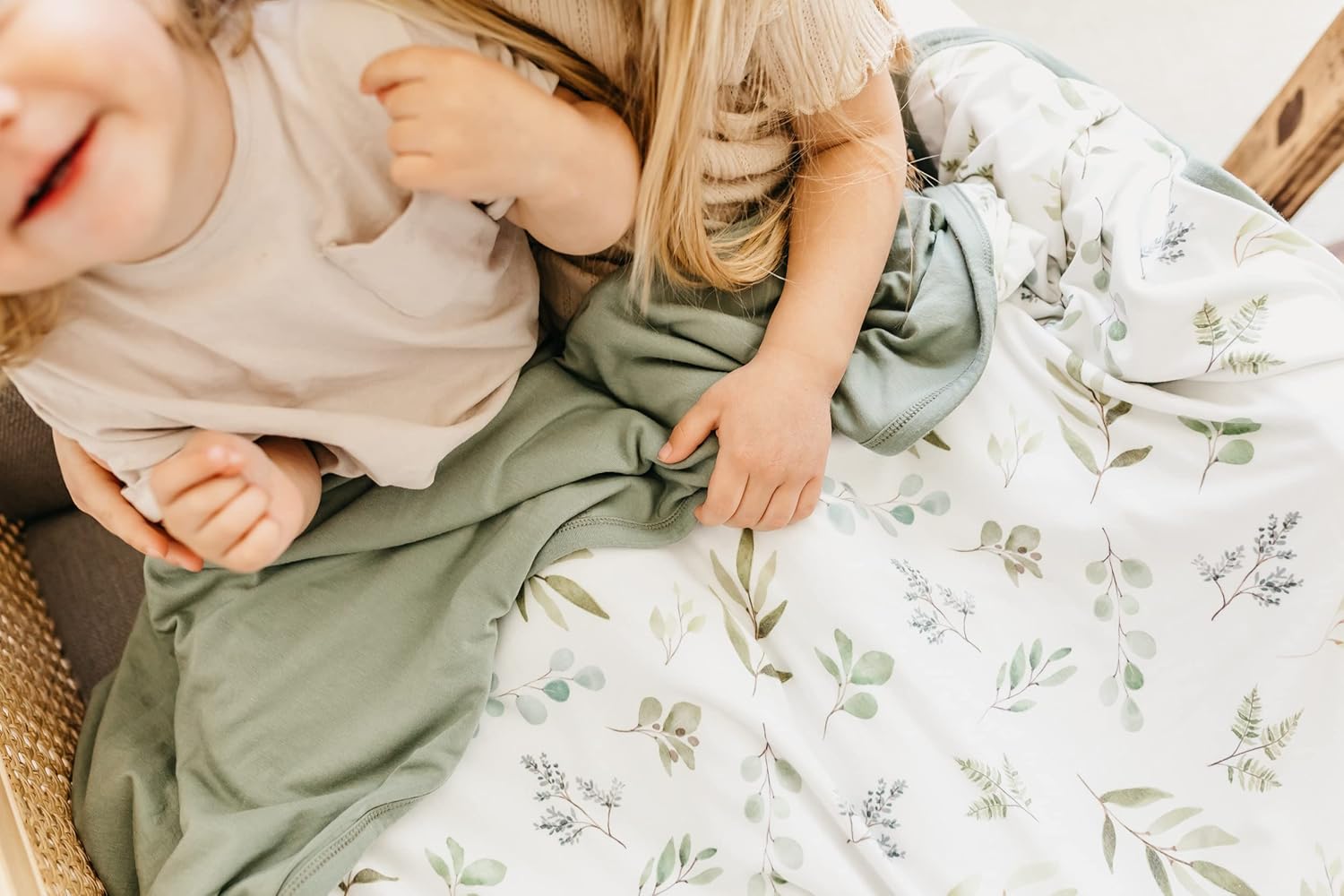 Haven Three-Layer Baby Quilt: Soft Quilts for Boys and Girls | Breathable, Cozy, Toddler Blanket | Newborn Quilt | 46x46 Premium Polyester/Rayon