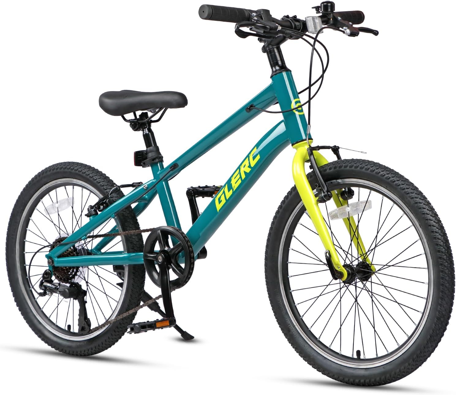 Glerc 20 24 Inch Kids Bike, 7-Speed Kids Bicycle for Boys & Girls Ages 6-15, Mesa Children Bicycle with Dual Brakes and Kickstand, Multiple Colors