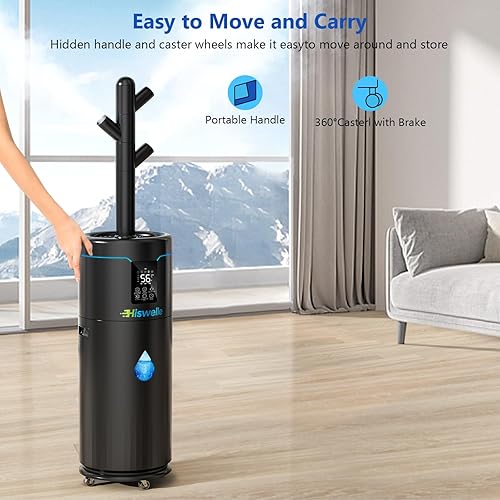 Miniatura 3 de Humidificadores grandes para dormitorio, humidificador de niebla fría de 4.5 galones para habitación grande y toda la casa con control remoto,