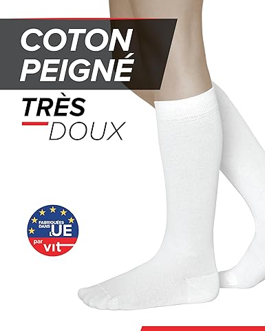 Chaussettes Hautes Storm Bloc En Coton, 2 Paires Rayées, Taille Enfant UK 12-3, Rose