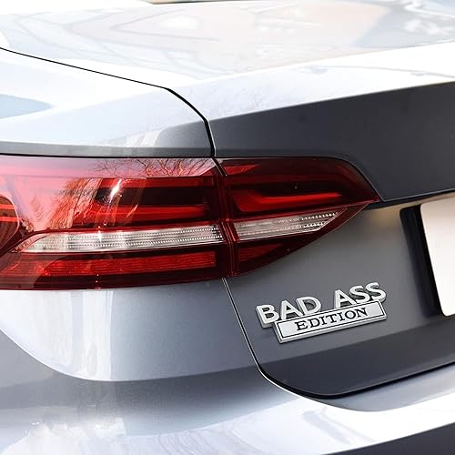 Miniatura 4 de Paquete de 1 etiqueta de modificación para automóvil, edición metálica 3D, calcomanía para guardabarros, apta para el lado del automóvil, trasero,