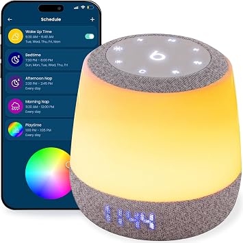 35% off: Babysense Baby Sound Machine with Night Light for Sleeping - Smart Portable Nursery White Noise …