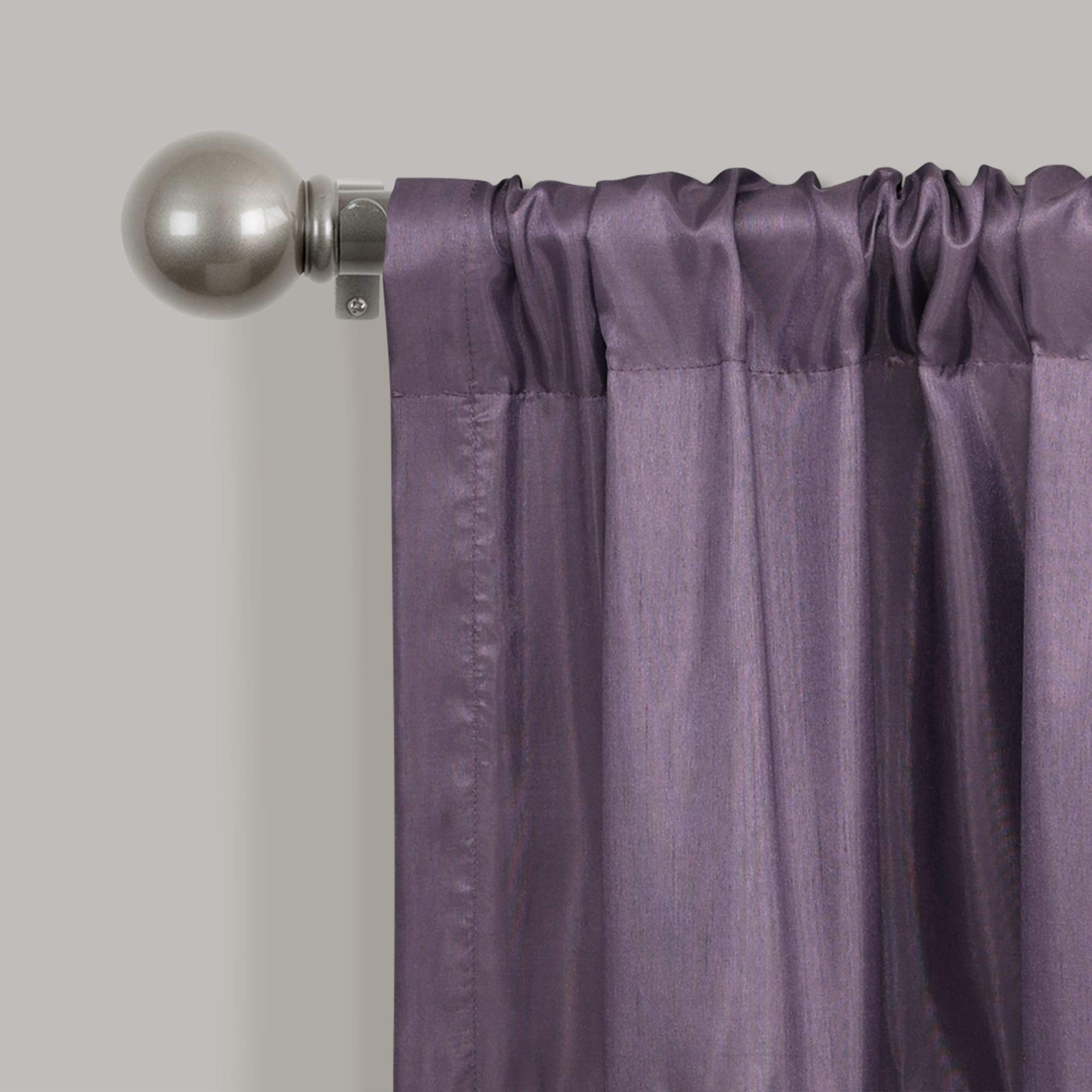 Lush Decor Night Sky Window Curtain Single Panel, Fabric, Purple & Silver, Valance 18" L x 84" W, W 18" x L 84" (1 Panels) - Image 3
