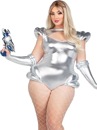 Leg Avenue womens 2 Pc Cosmic Cutie Halloween Costume With Fingerless Gloves
