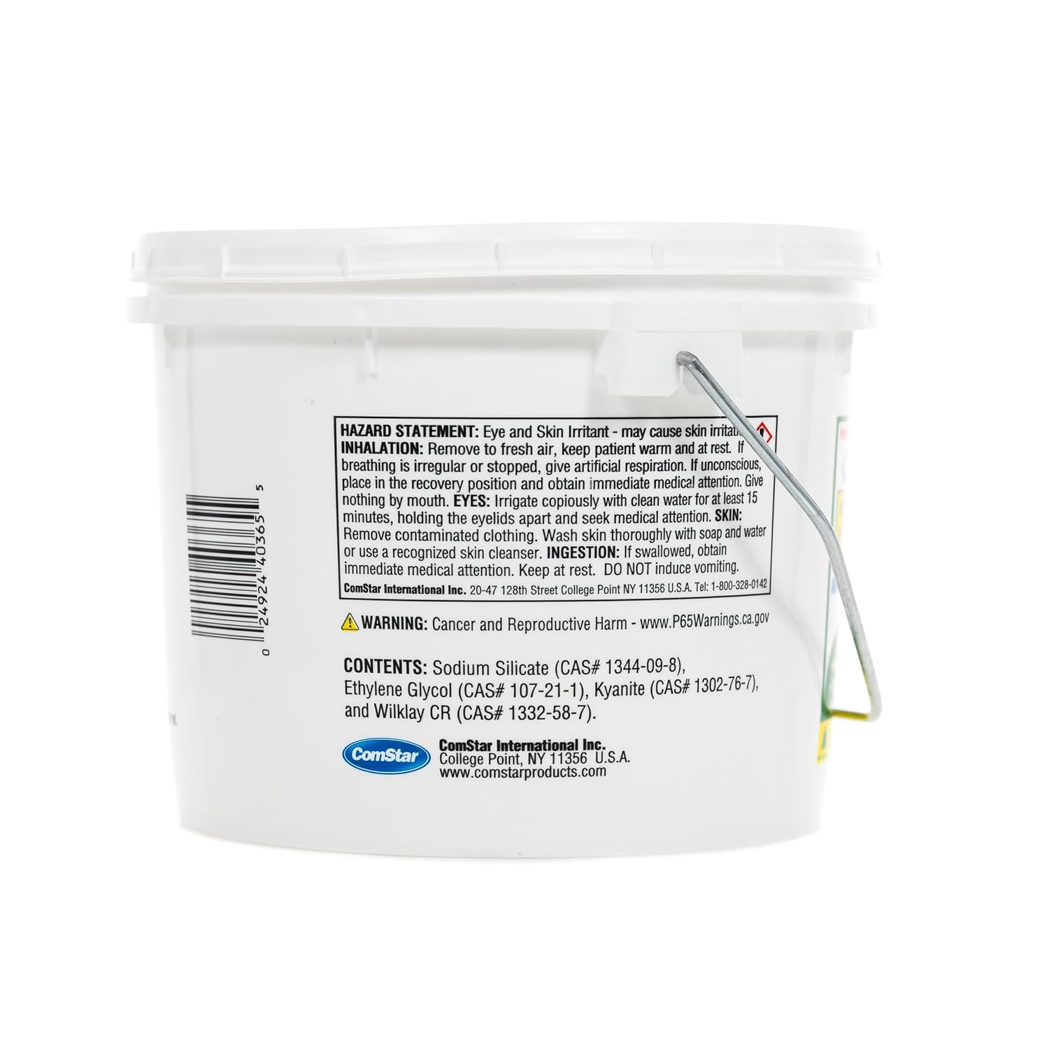 Furnace Cement, 1/2 Gallon-Non-Freezing 3,000°F High-Temp Refractory & Retort Cement-Ready-to-Use High-Heat Paste for Fireplaces,Wood Stoves,Flue Pipes&Firebricks-Asbestos-Free(40-365)