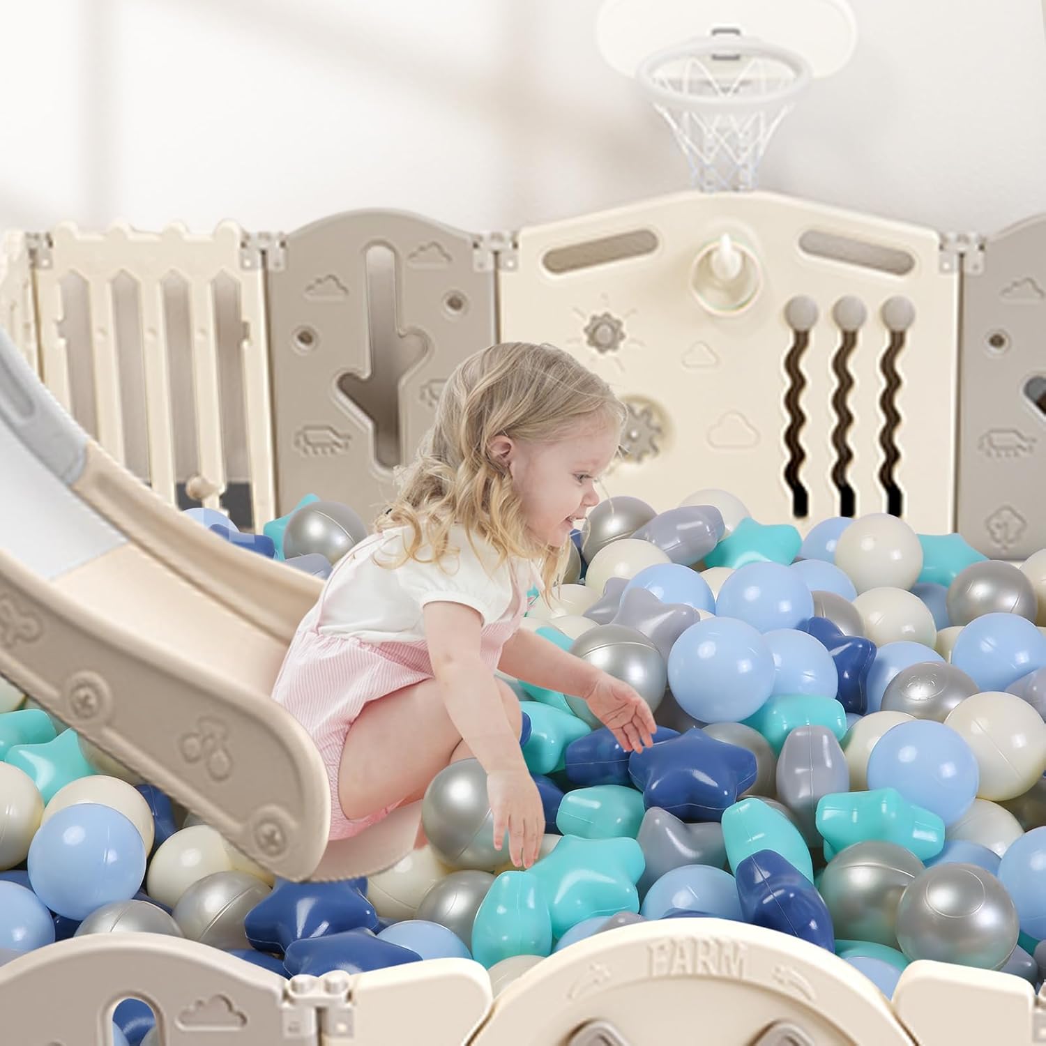 TRENDPLAY ボールピットボール50個 スターボール 幼児用 ソフト TRENDPLAY ボールピットボール50個 スターボール 幼児用 ソフト