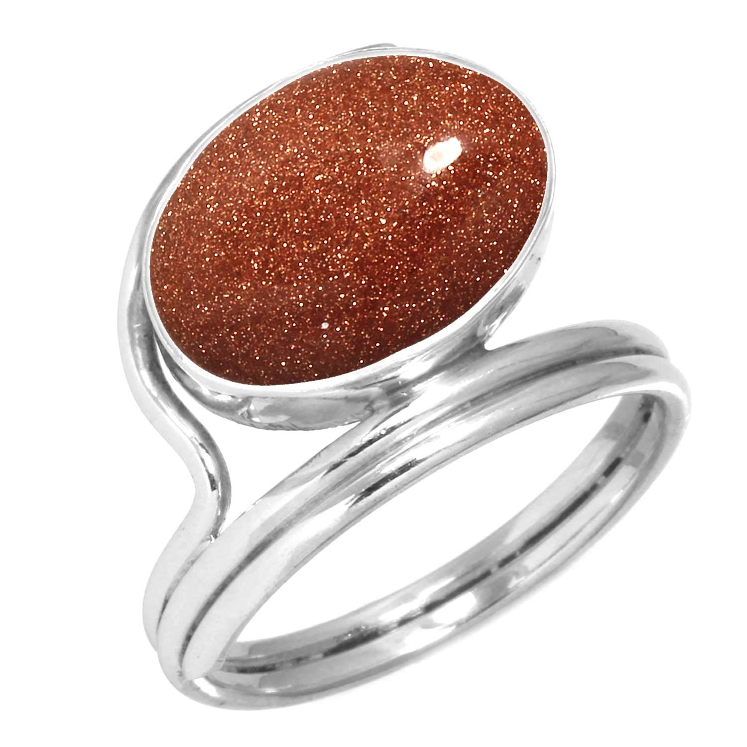 Gold Stone Ring 925 Sterling Silver Handmade Jewelry Size 15 (99018_GSS_R8) (B0B9L7V6RT) Amazon Price History, Amazon Price Tracker