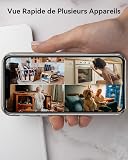 Imou 2K(3MP) Lot de 2 Caméras Surveillance WiFi Intérieur 360° Connectée - 11